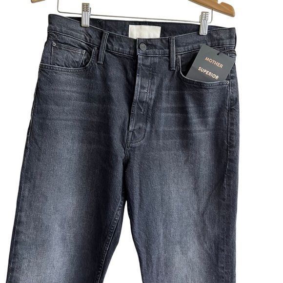 Mother Superior NWT The Tomcat Lies Lies Lies Size 32 Black Button Fly Jeans - Picture 2 of 13